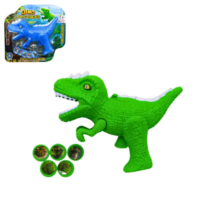DINOSAURE LANCE DISQUE - 18CM 1 Couleur Aléatoire