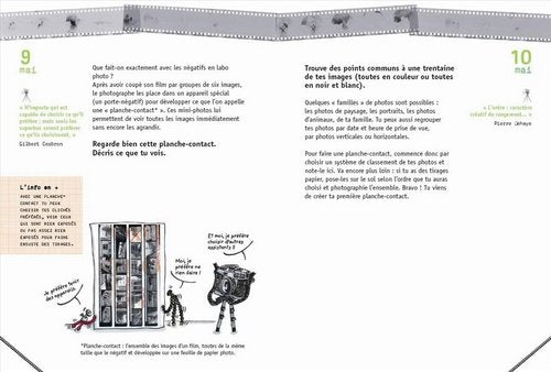 L'Agenda de l'apprenti photographe