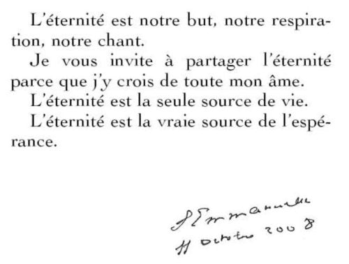 Mon testament spirituel