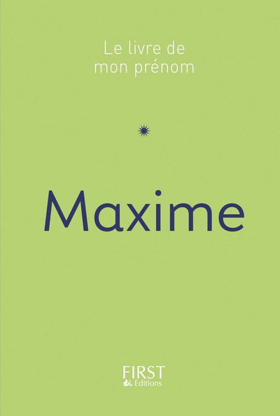 Le Livre de mon prénom - Maxime 46