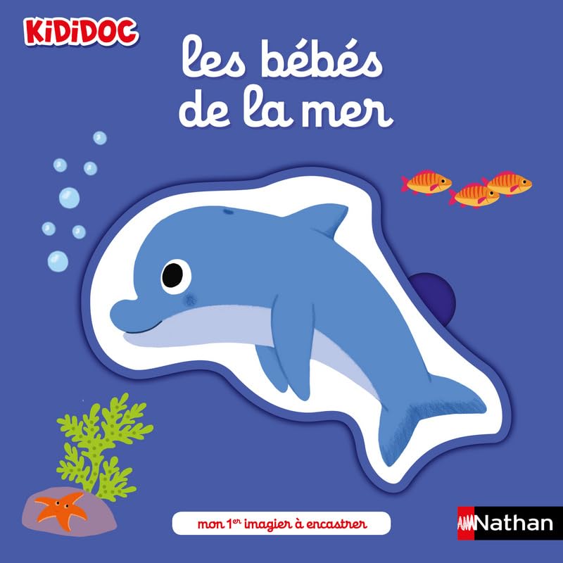 Les bébés de la mer - Kididoc - Mon 1er imagier à encastrer - dès 2 ans