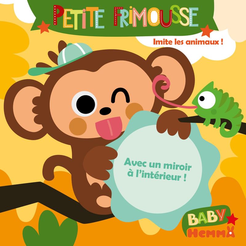 Baby Hemma - Petite frimousse - Imite les animaux ! - Livre éveil - Dès 6 mois