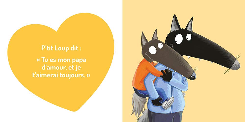 P'TIT LOUP AIME SON PAPA
