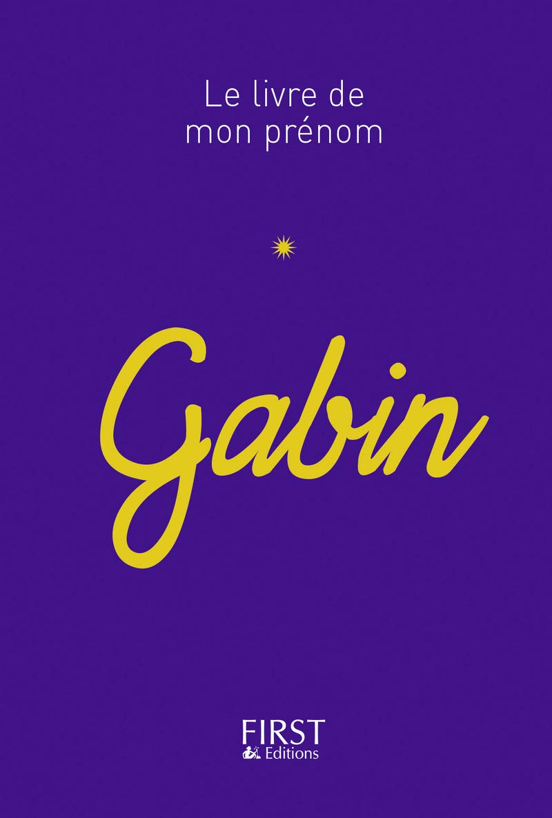 55 Le livre de mon prénom - Gabin