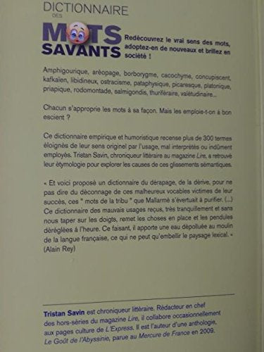 Dictionnaire des mots savants employés à tort et à travers