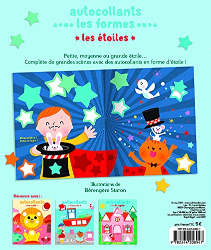 Autocollants Les formes - Les étoiles -Dès 3 ans