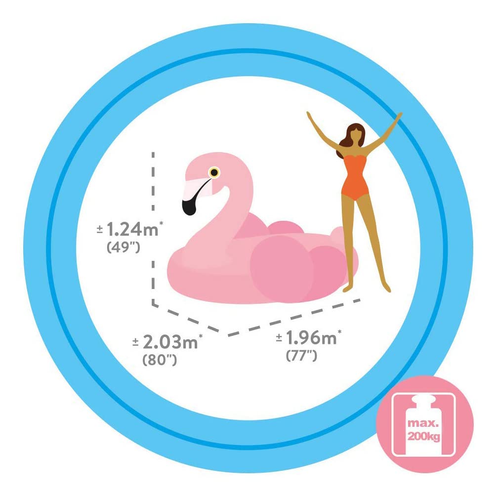 Intex bouée flamant rose géant