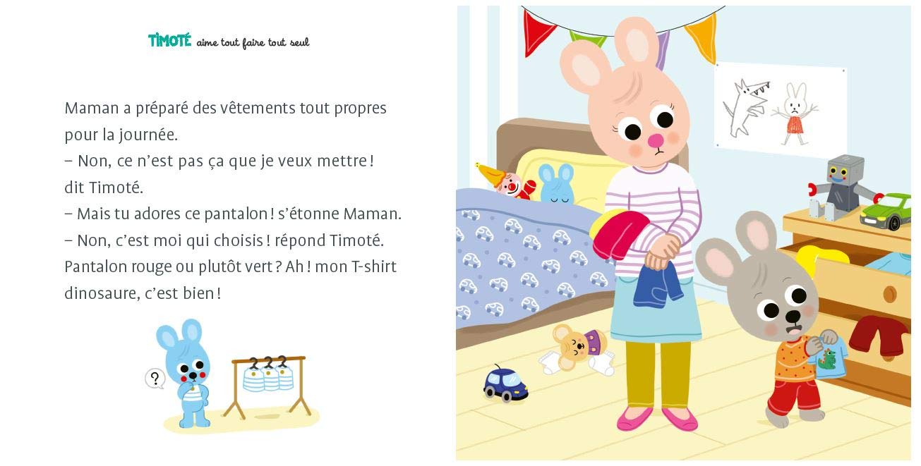 Timoté aime tout faire tout seul – Album jeunesse – À partir de 2 ans