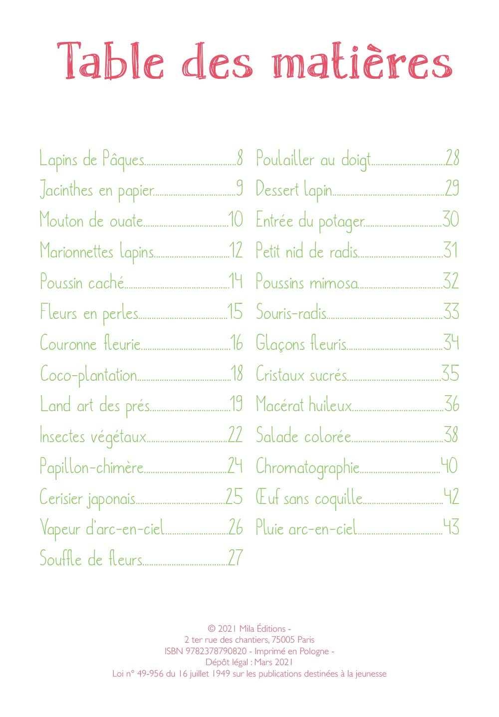 Enchanté le printemps