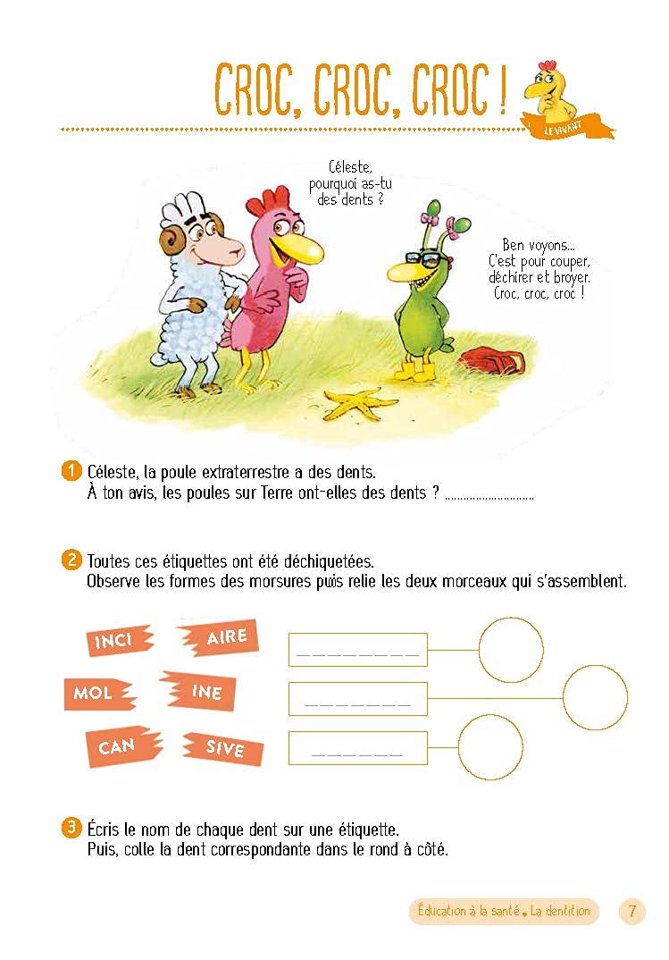 JE REVISE AVES LES P'TITES POULES 6-7 ANS