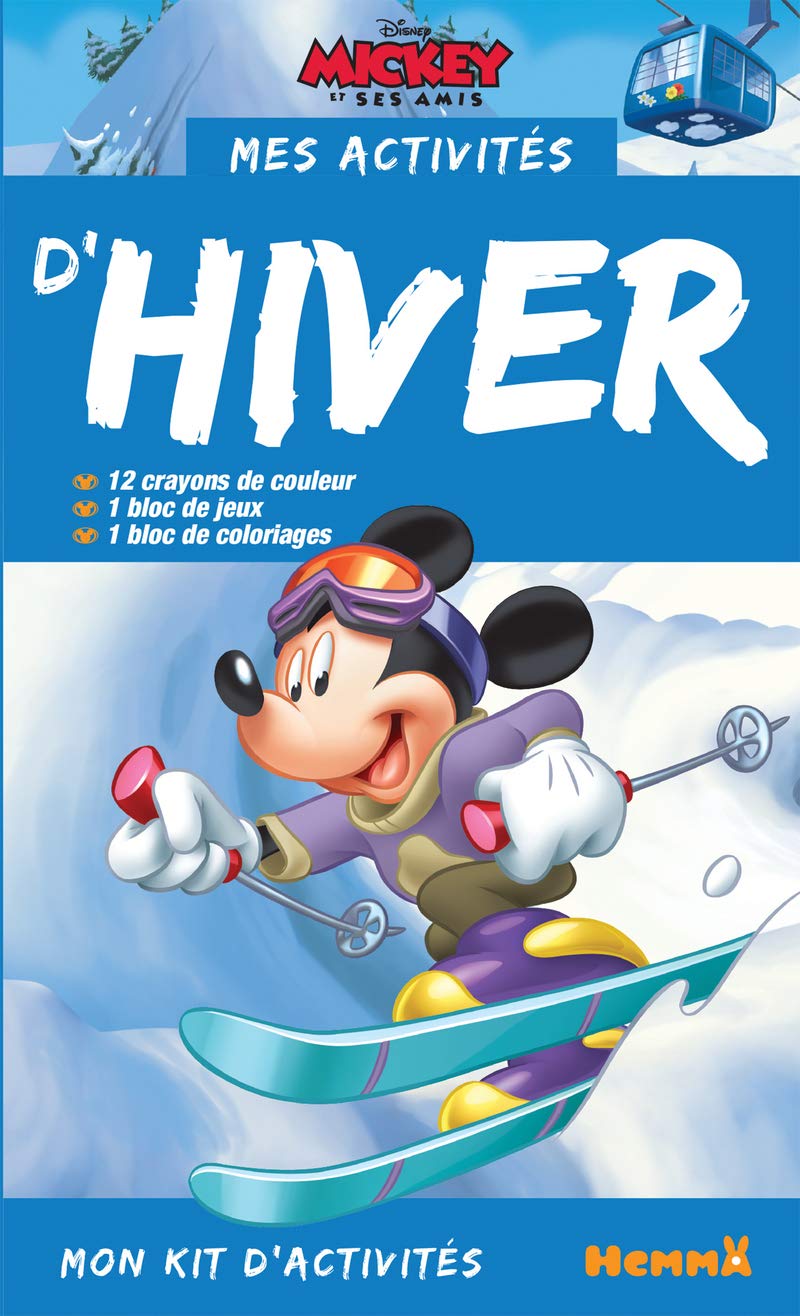 Disney Mickey - Mon kit d'activités - Mes activités d'hiver