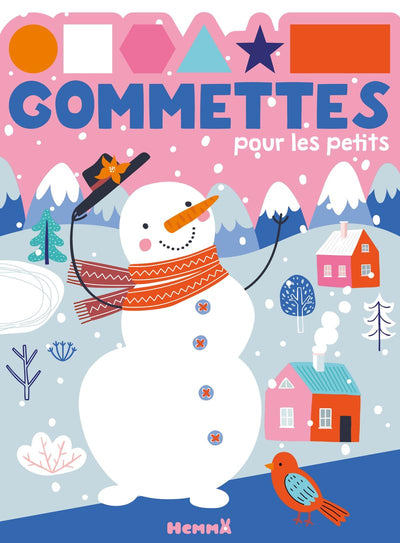 Gommettes pour les petits - Bonhomme de neige - Livre de gommettes - Dès 3 ans