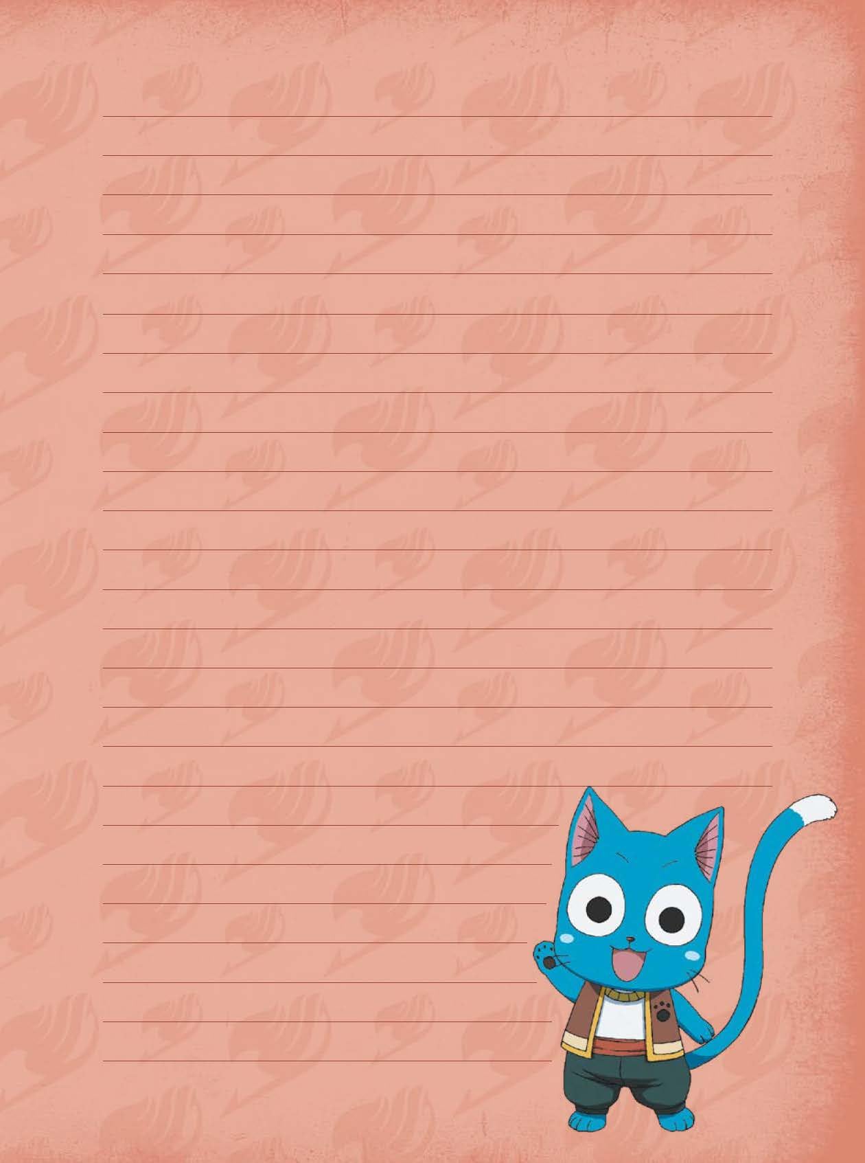 Carnet secret - Fairy Tail