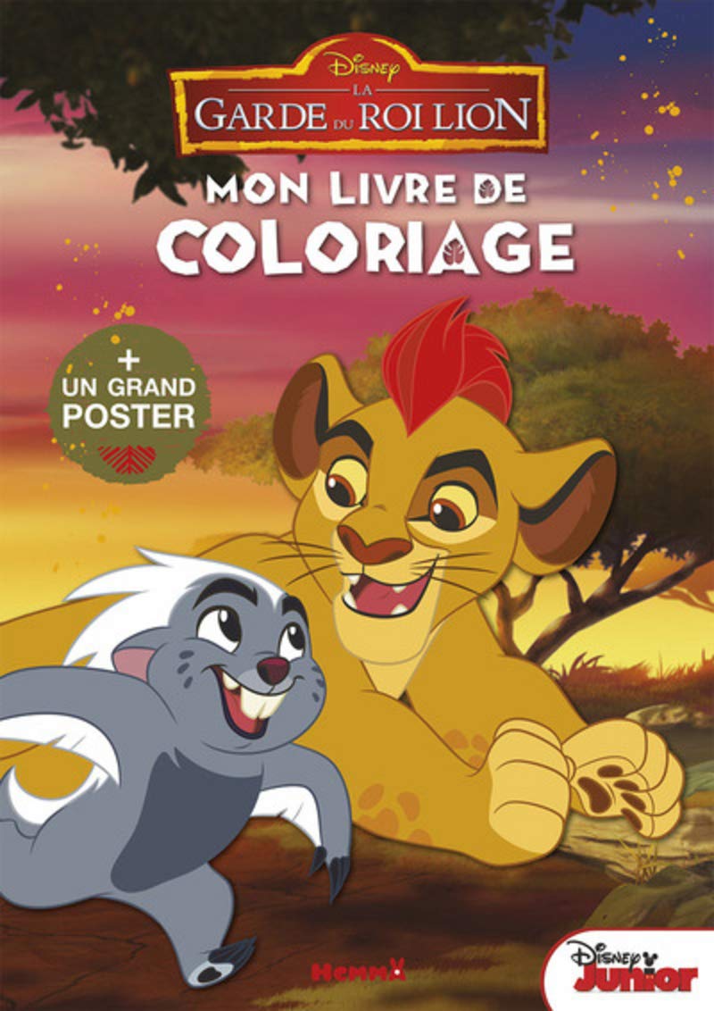 Disney - La Garde du Roi Lion - Mon livre de coloriages + un grand poster