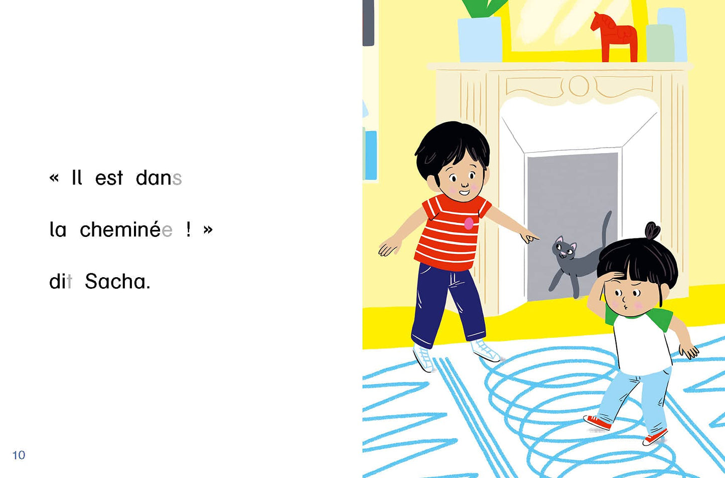 Je rentre en CP - Je déchiffre - Sacha joue à cache-cache - Dès 5 ans