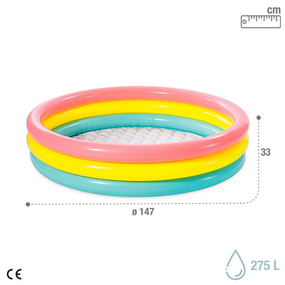 Intex Basen dmuchany kolorowy 147 cm