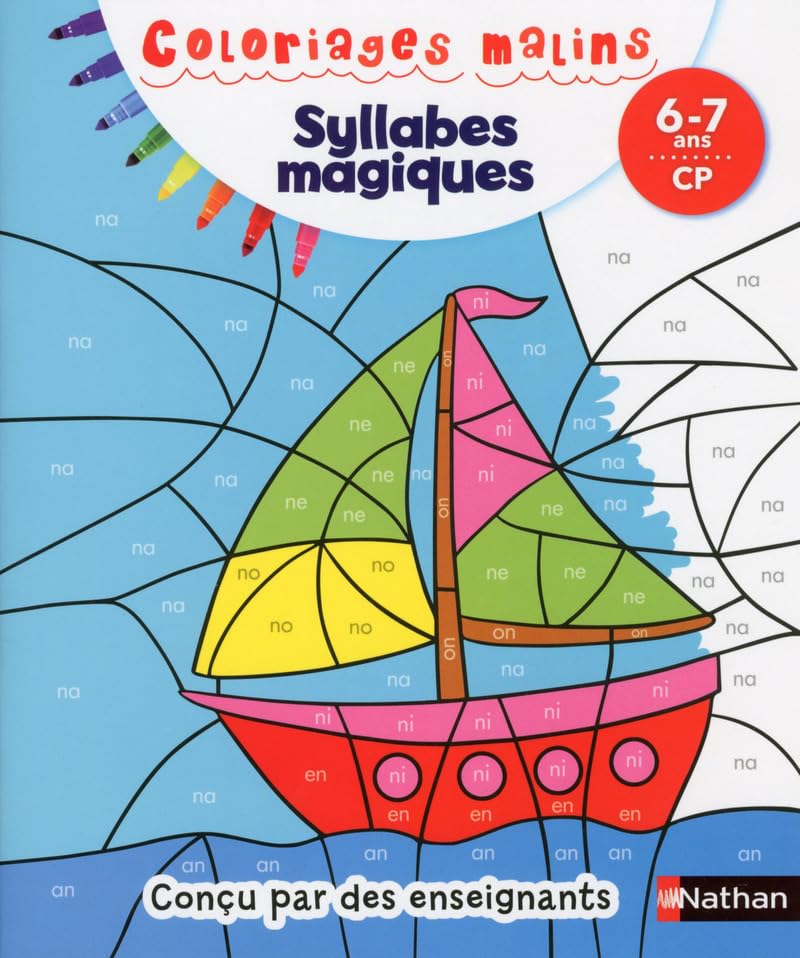 Coloriages magiques Primaire - Pour apprendre les syllabes en coloriant - CP 6/7 ans
