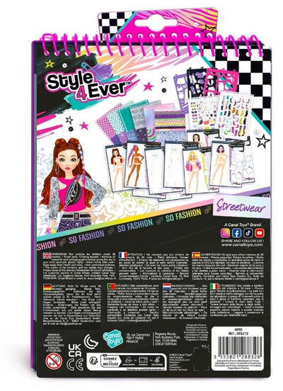 Canaltoys Fashion Designer Mini carnet de croquis