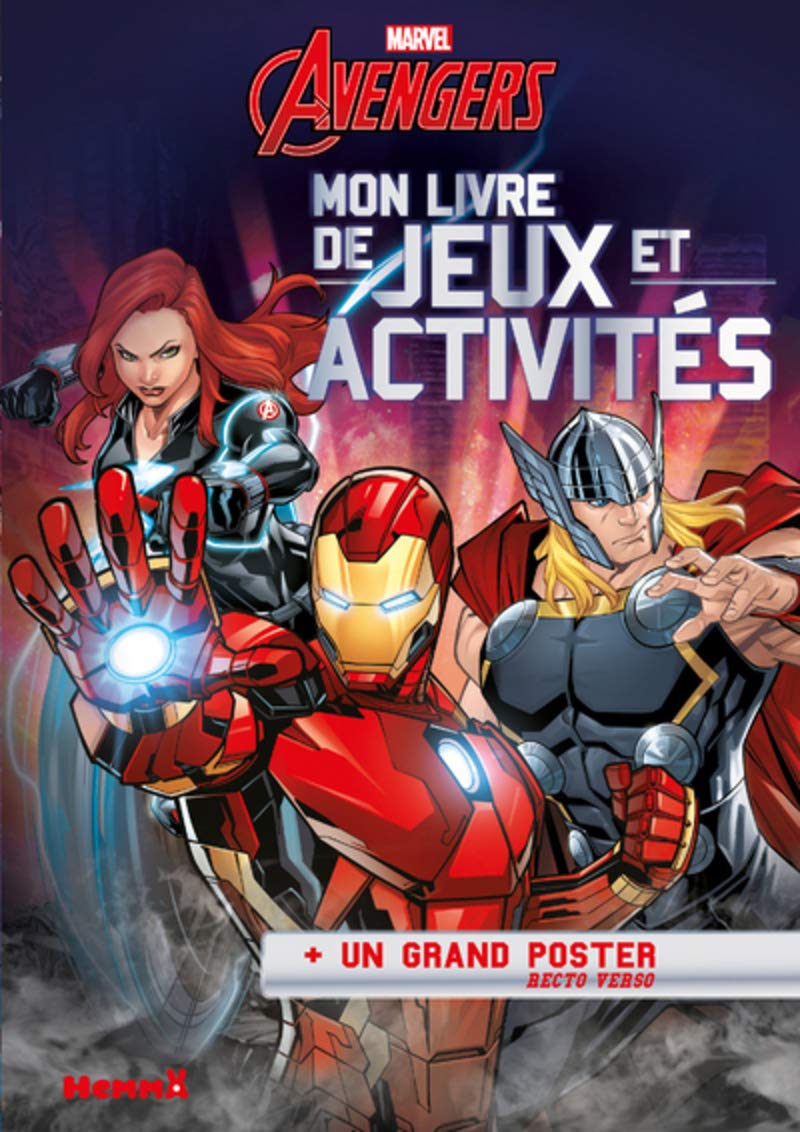 Marvel Avengers - Mon livre de Jeux et Activités + un grand poster