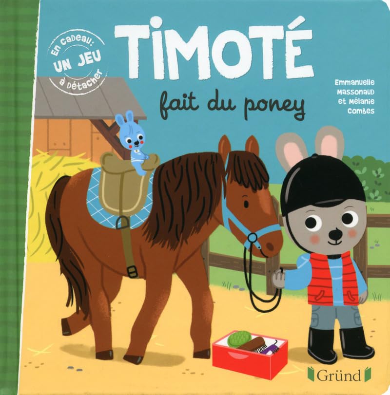Timoté fait du poney – Album jeunesse – À partir de 2 ans
