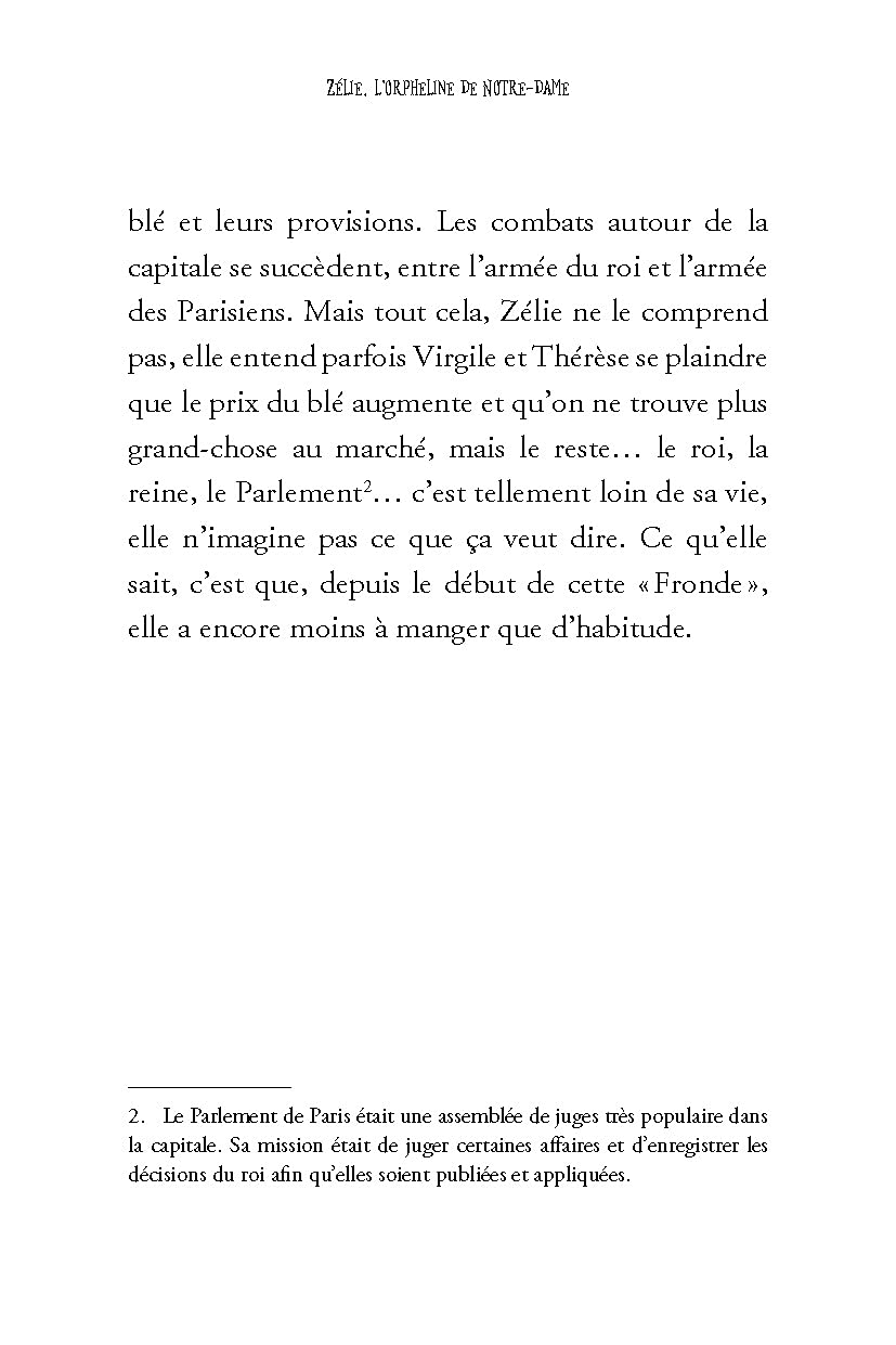 Zélie, l orpheline de Notre-Dame