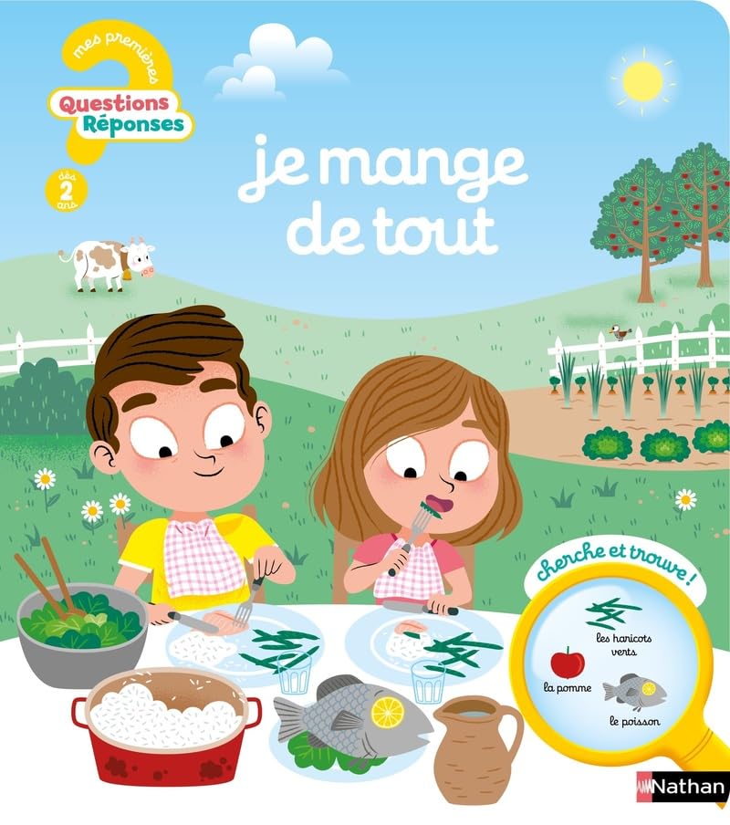 Je mange de tout - Mes premières Questions/Réponses - Dès 2 ans