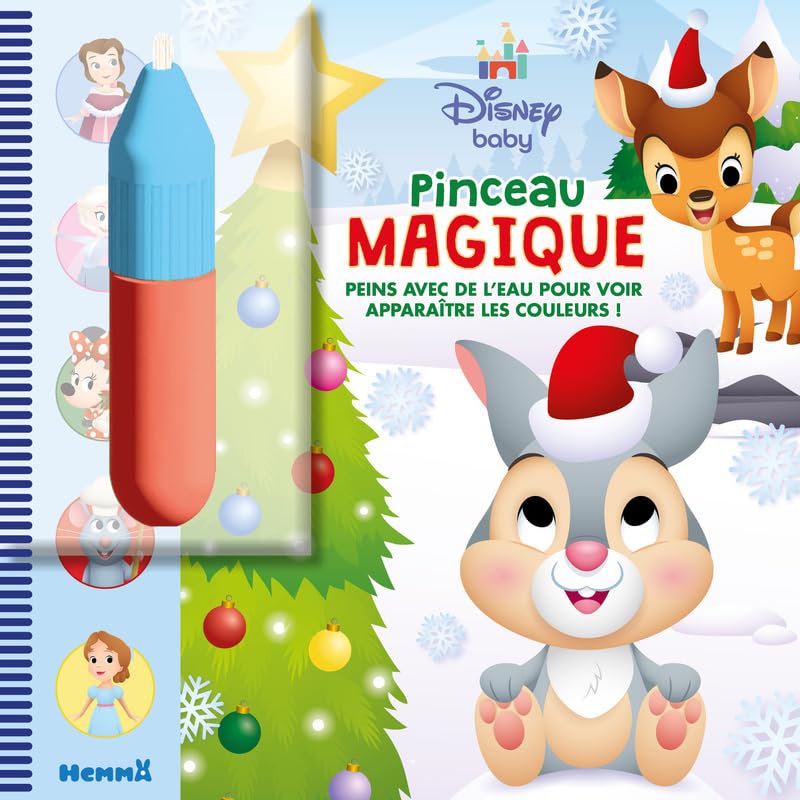 Disney Baby Pinceau magique Livre avec pinceau magique Peinture propre - Dès 3 ans