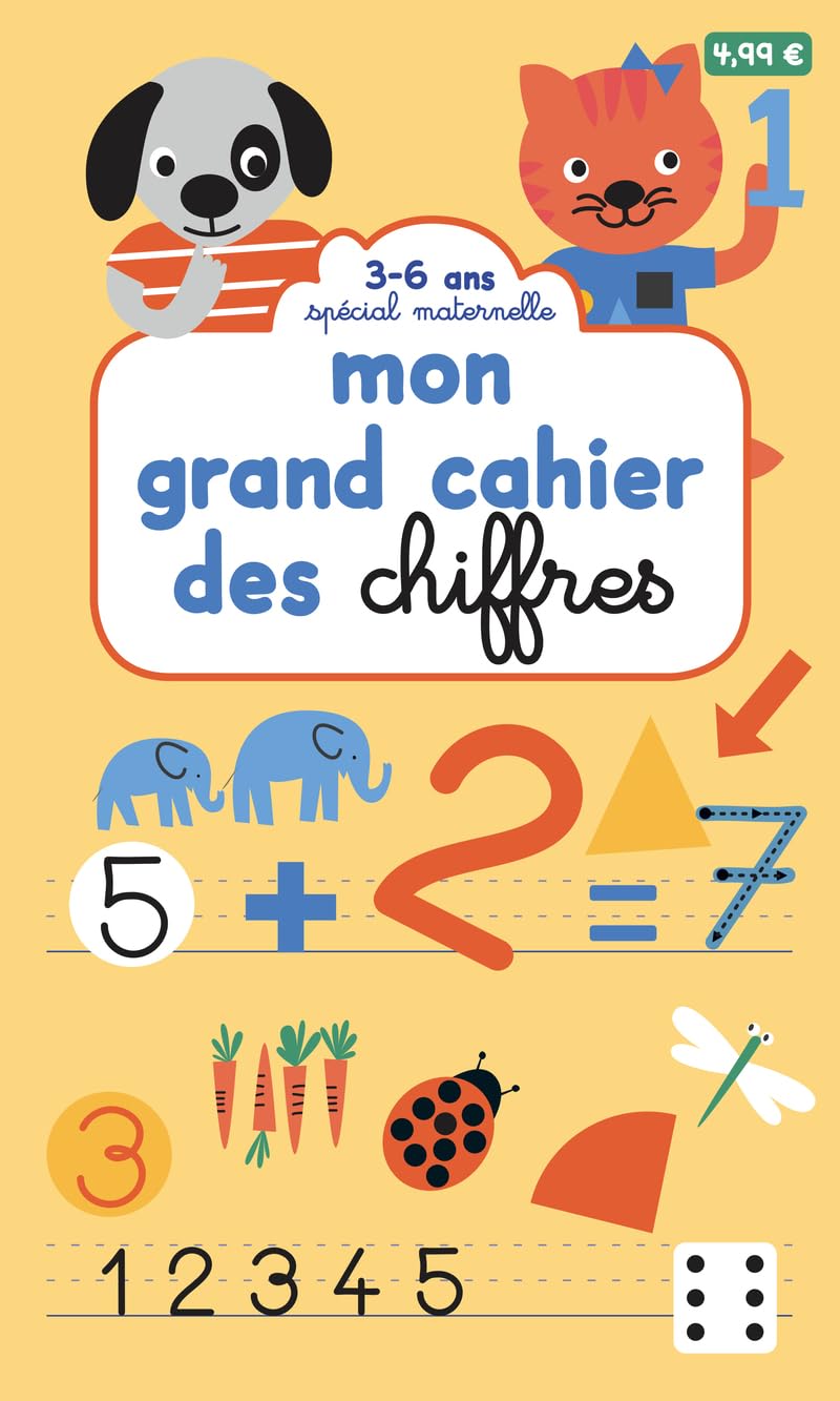 Mon grand cahier des chiffres - Spécial maternelle
