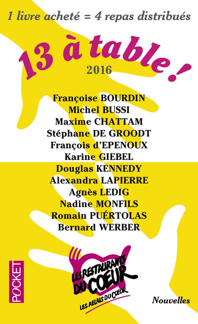 13 à table ! 2016 / Les Restos du Coeur