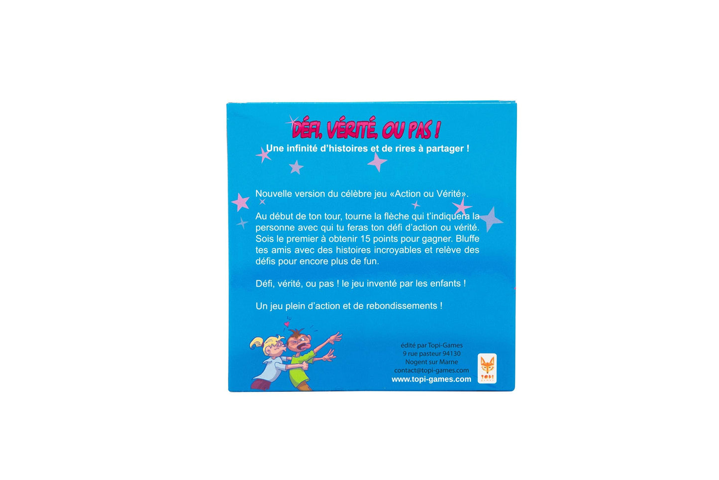 Topi Games - Défi, Vérité ou Pas ! - Le Nouveau Jeu Action Vérité ! - DVOP-MI-759001