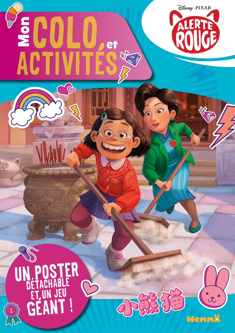 Disney Pixar Alerte Rouge - Mon colo et activités + poster - Livre de coloriage et activités avec un poster - Dès 5 ans
