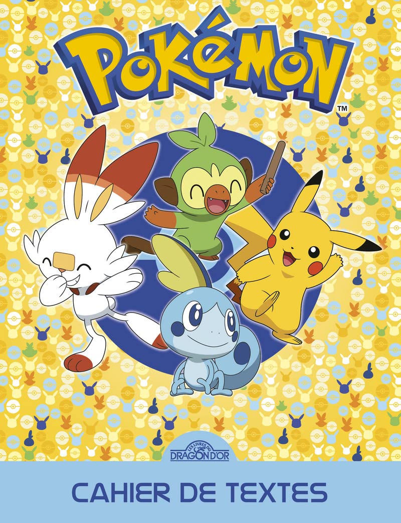Pokémon – Agenda de textes – Avec des intercalaires pour chaque jour de la semaine – Dès 5 ans