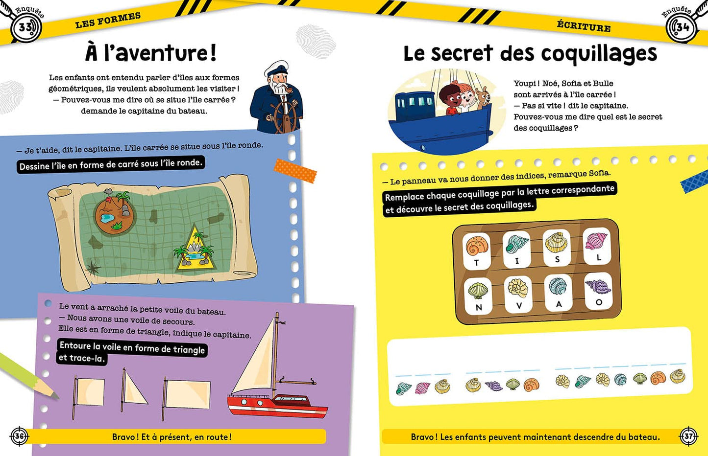 Mes petites enquêtes en vacances - de la gs au cp