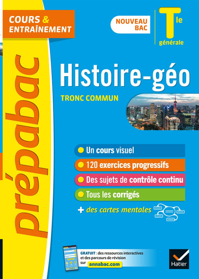 Prépabac Histoire-Géographie Tle générale - Bac 2023: nouveau programme de Terminale