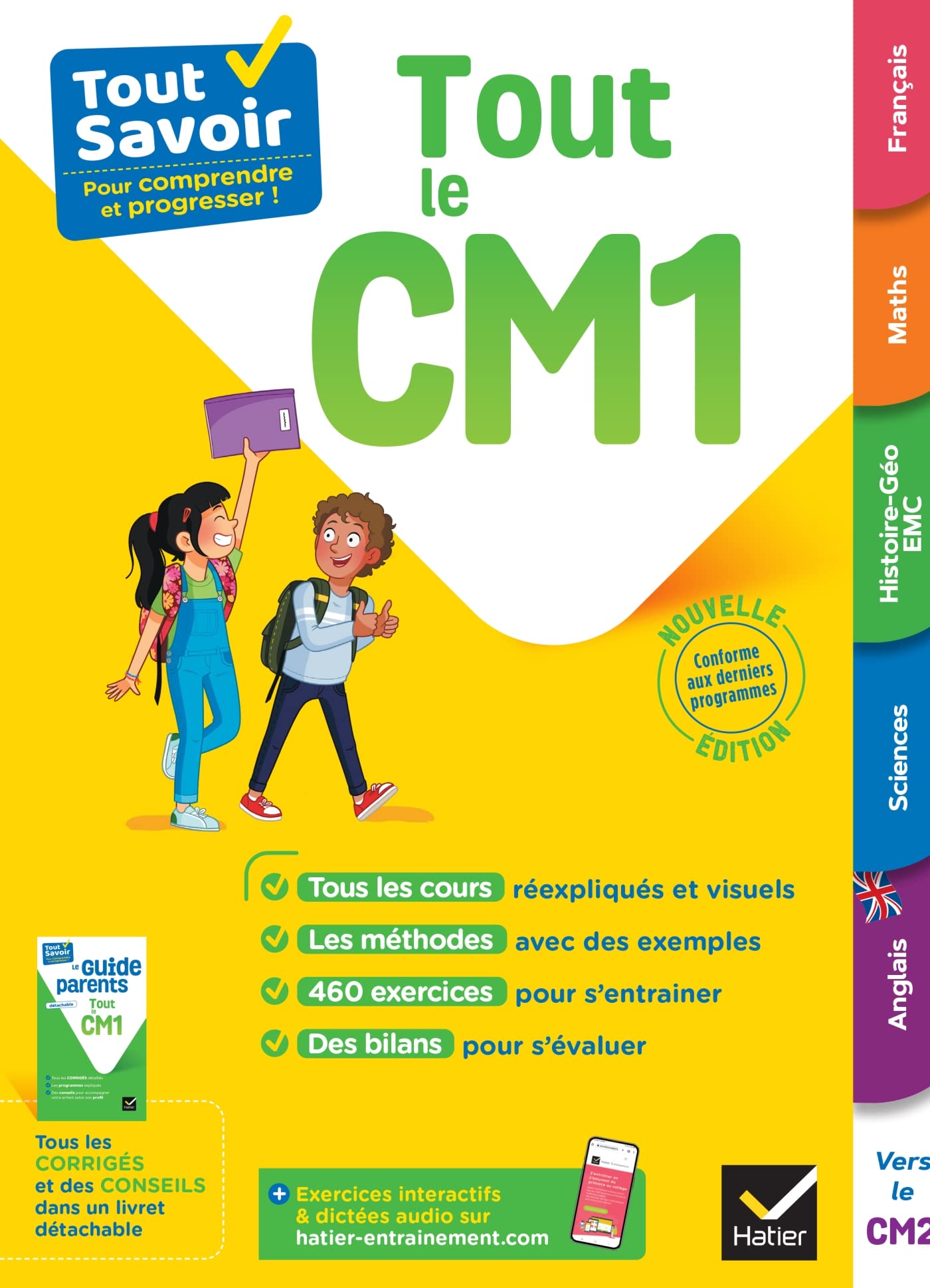 Tout Savoir CM1 - Tout-en-un: cours, méthodes et exercices dans toutes les matières