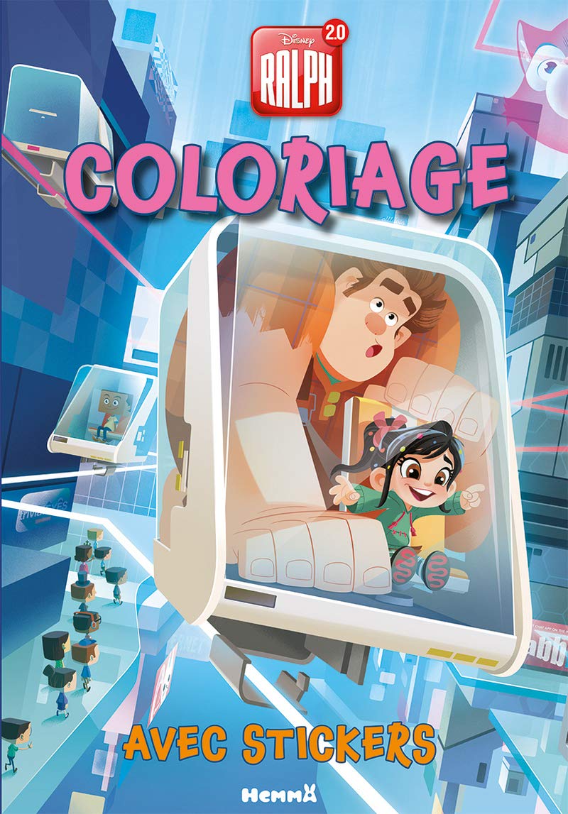 Disney Ralph 2.0 - Coloriage avec stickers