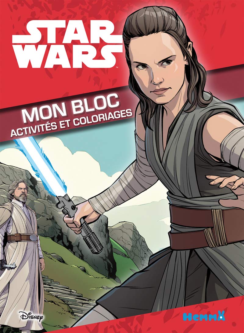 Disney Star Wars - Mon bloc - Activités et coloriages (Rey)