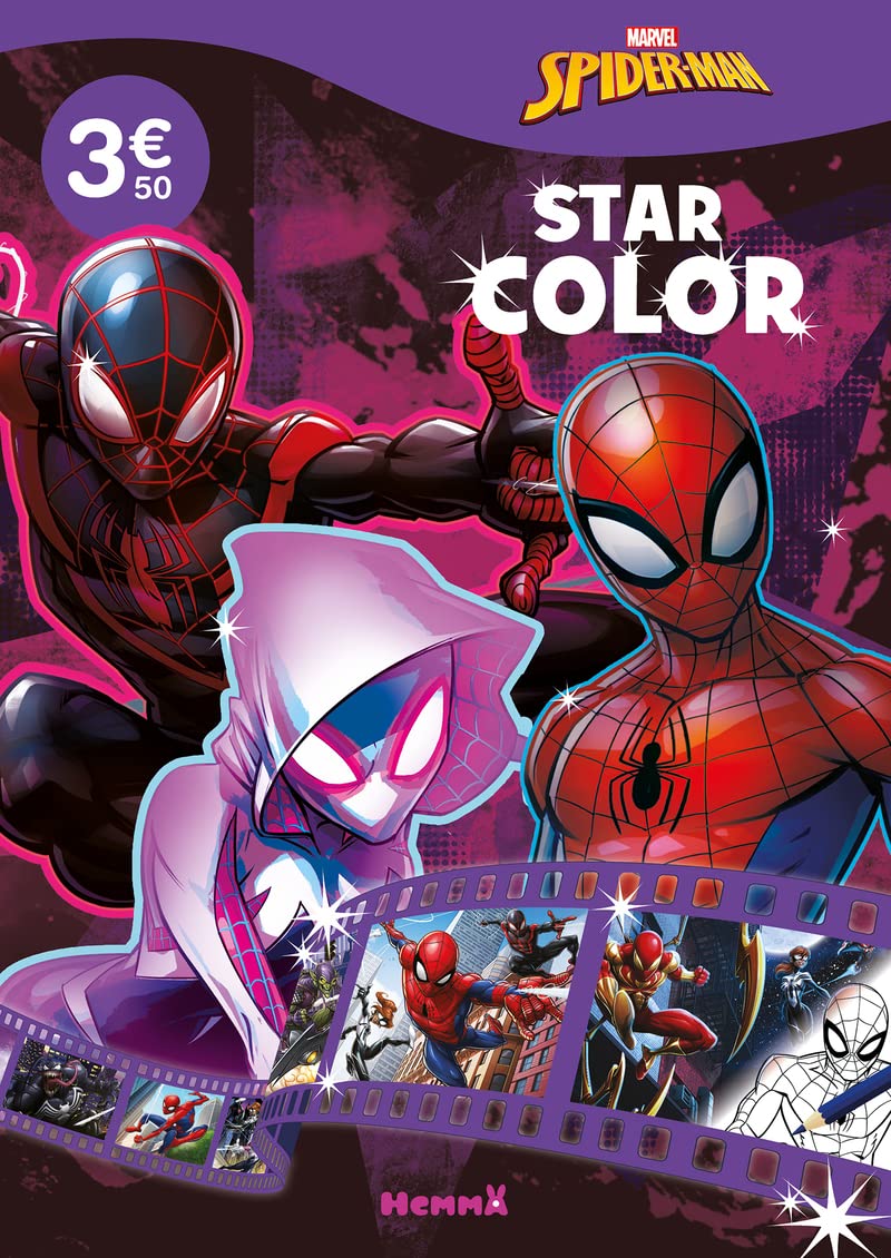 Marvel Spider-Man – Star Color – Livre de coloriage – Dès 4 ans