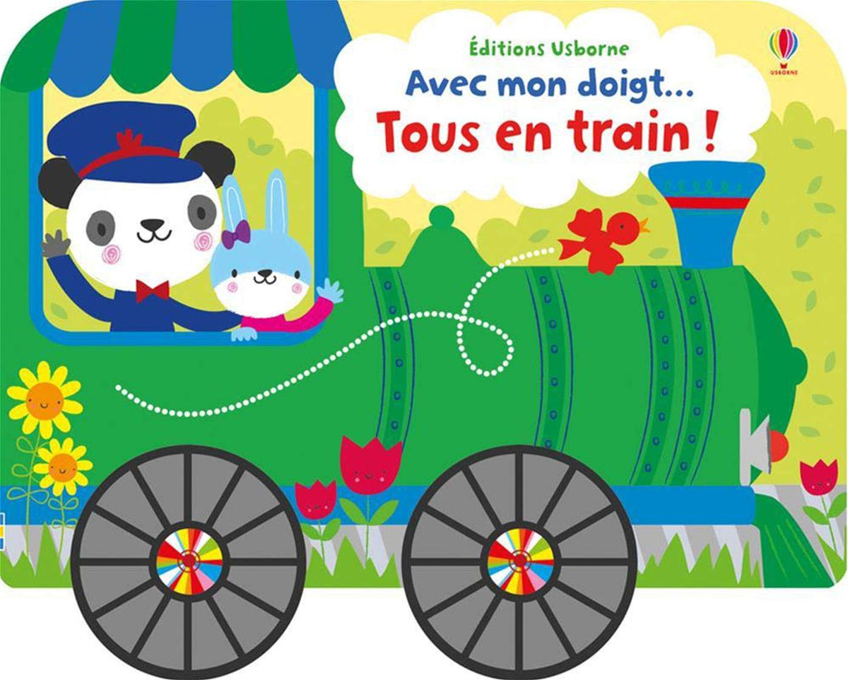 Avec mon doigt... Tous en train !