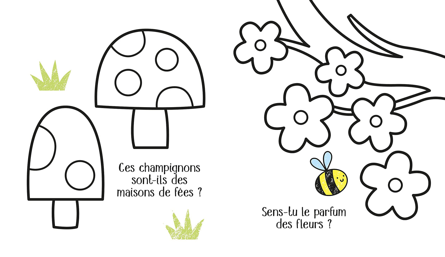 Le printemps - Mes petits coloriages Usborne