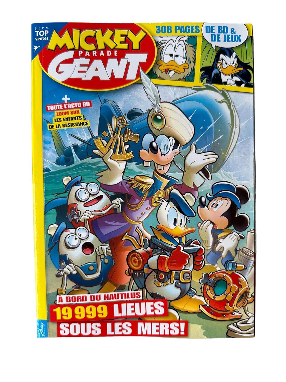 Mickey Parade Géant Numéro 382 : À bord du nautilus, 19 999 lieues sous les mers !