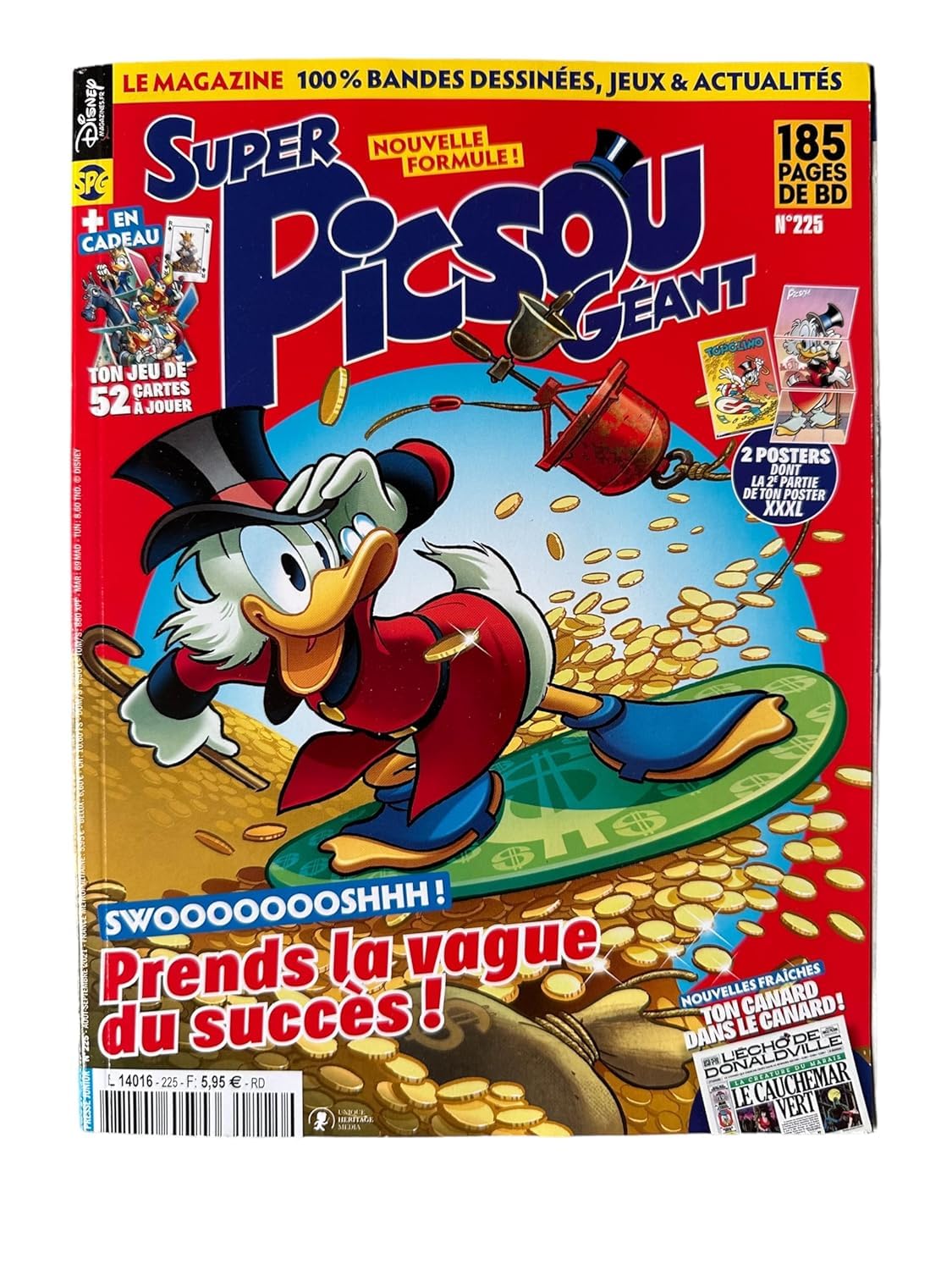 Super Picsou Géant Numéro 225 : Swoooooooshhh! Prends la vague du succès !