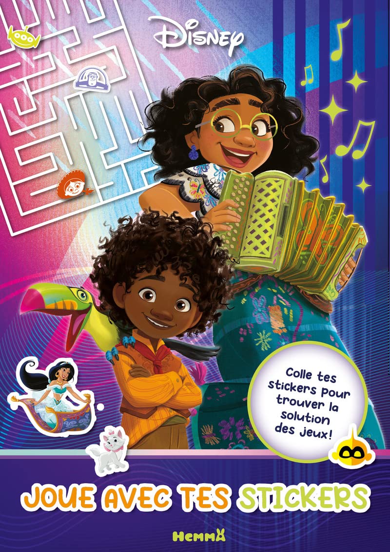 Disney - Joue avec tes stickers - Livre d'activités avec stickers - à partir de 5 ans