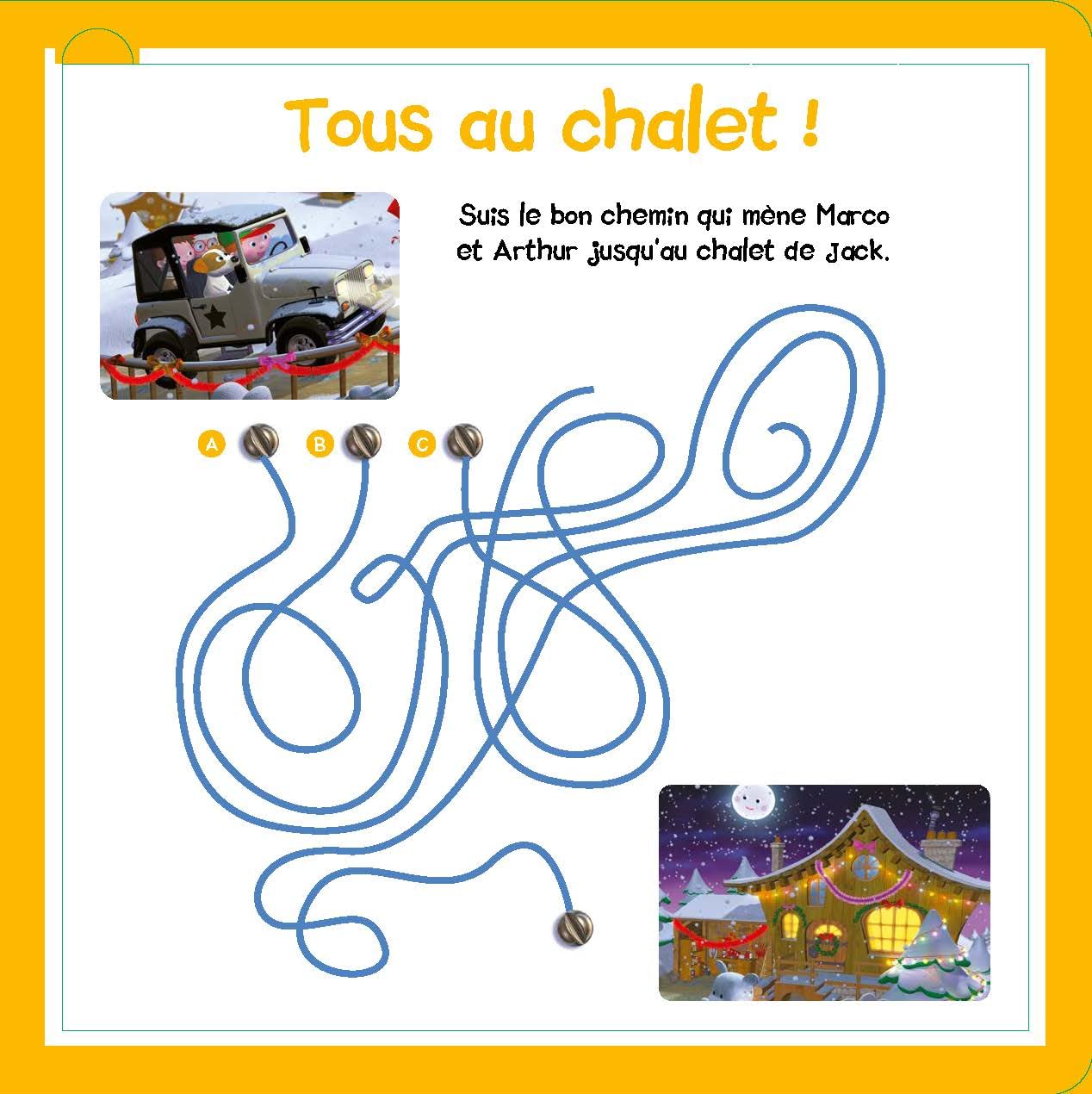 Livre puzzle P tit garçon Noël