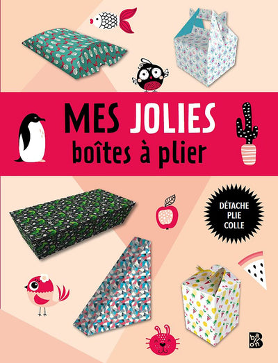 Mes jolies boîtes à plier (rouge)