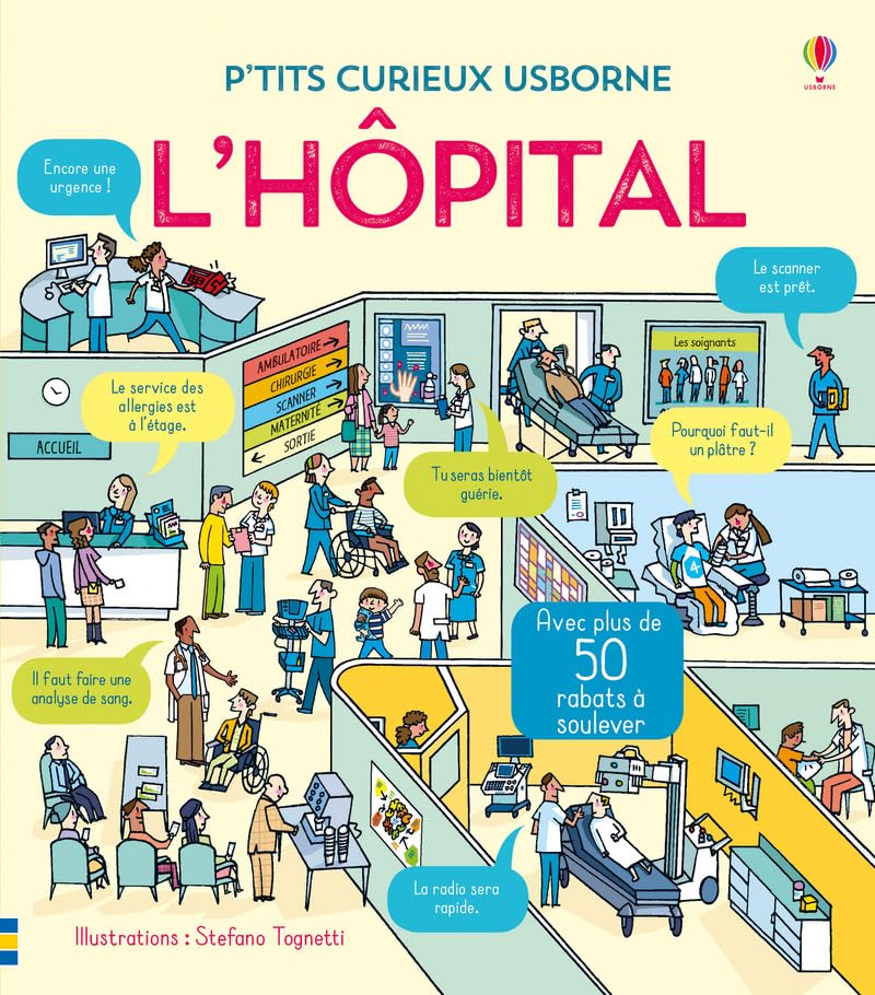 A l'hôpital - P'tits curieux Usborne