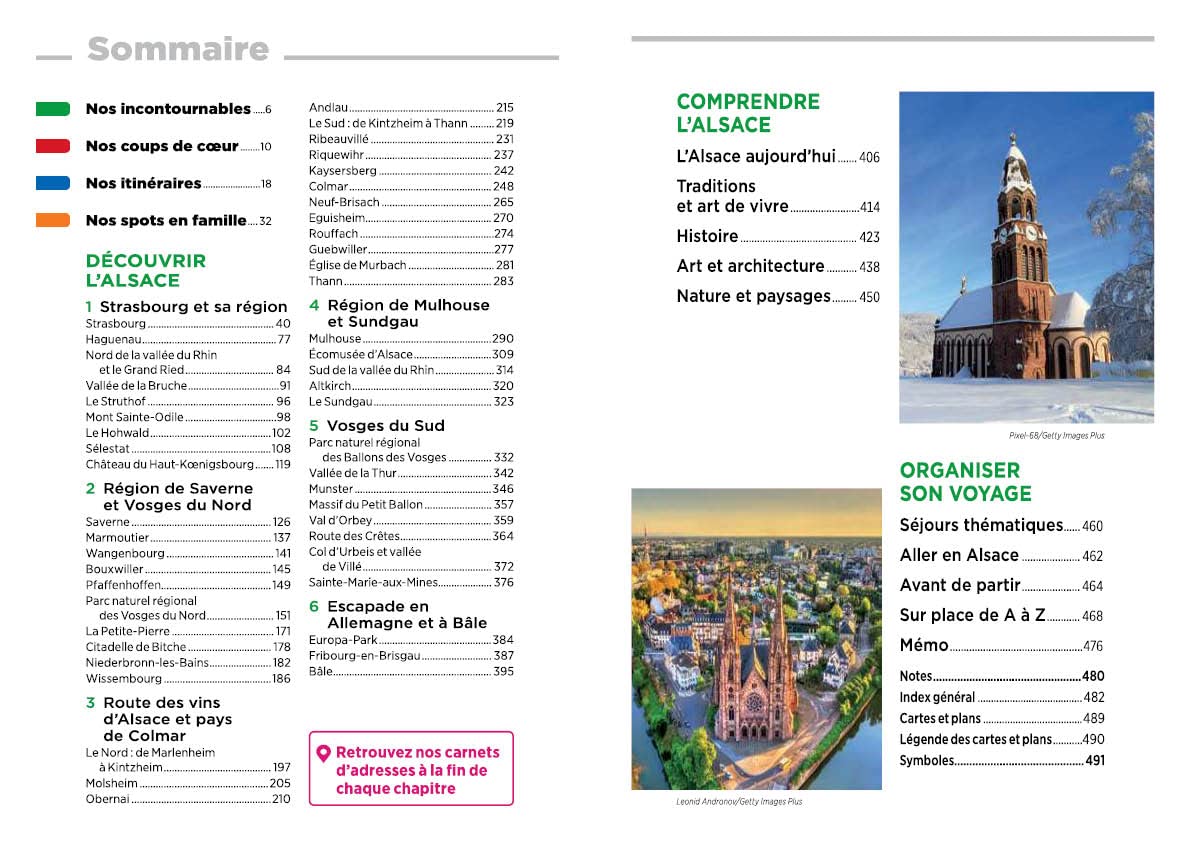 Guide Vert Alsace, Vosges