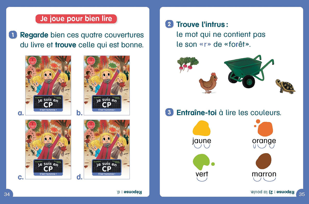 Je suis en CP - Niveau 1 - C'est l'automne