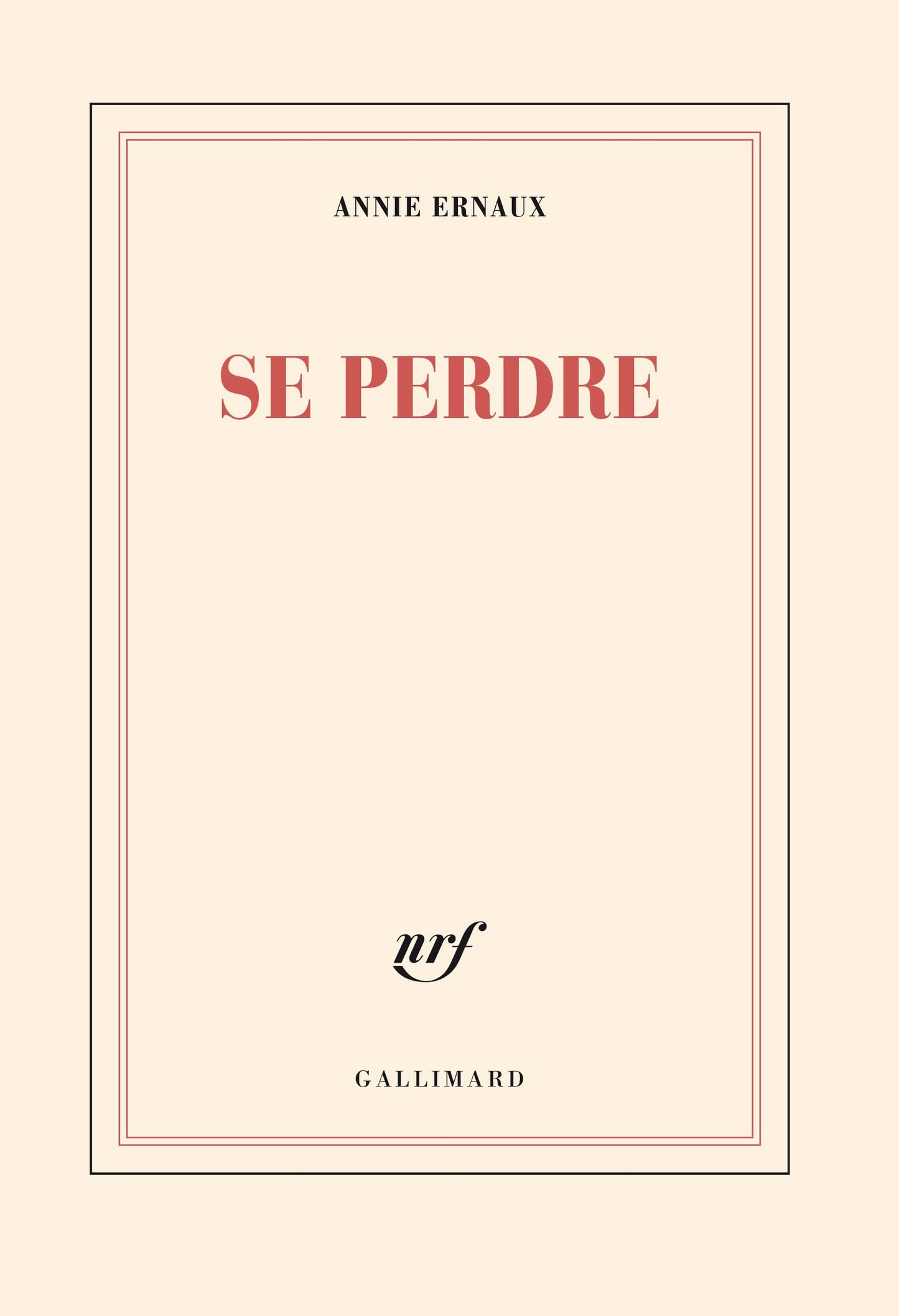Se perdre - Prix Nobel de Littérature 2022