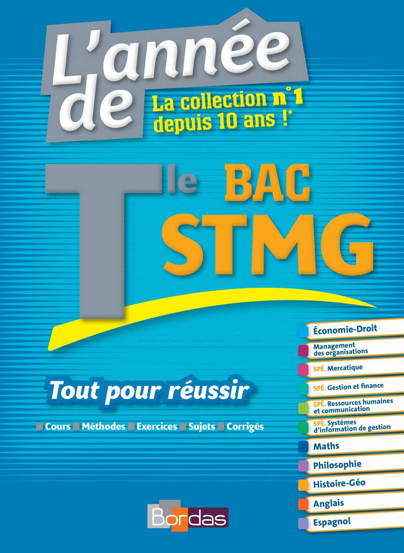 L'Année du Bac Term Stmg - Tout pour Réussir